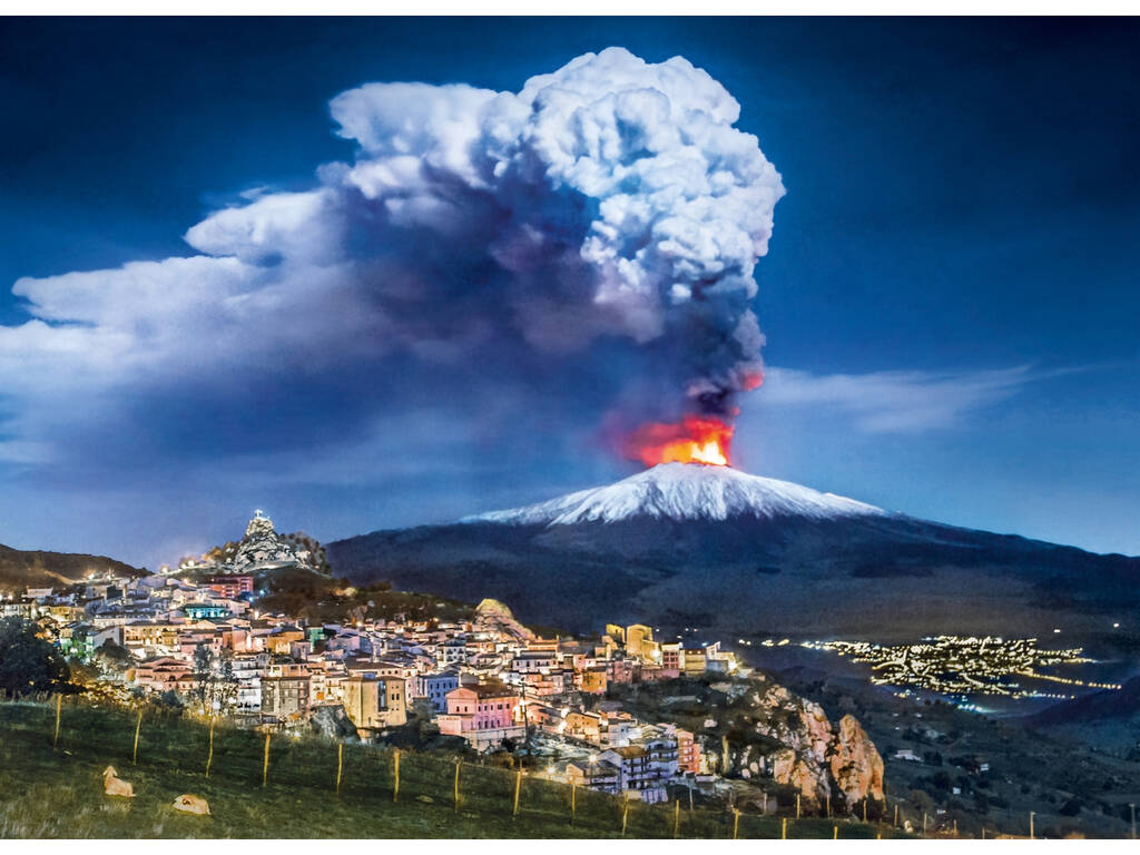 Puzzle 1000 Etna Clementoni 39453