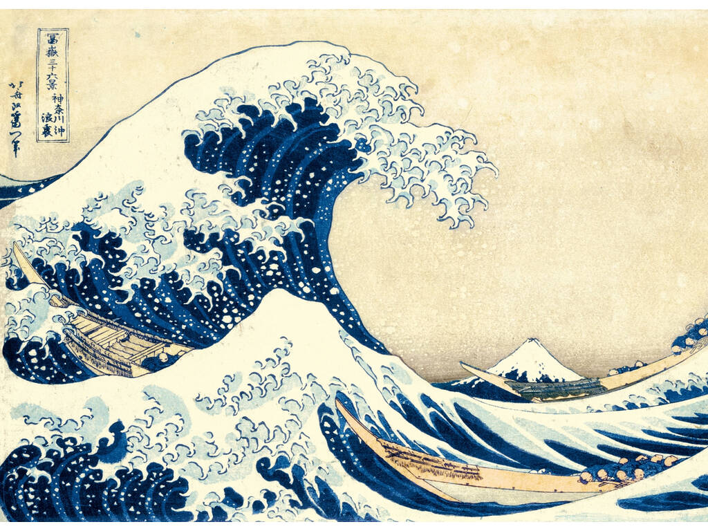 Casse-tête 1000 Hokusai : Le Grand Ola Clementoni 39378