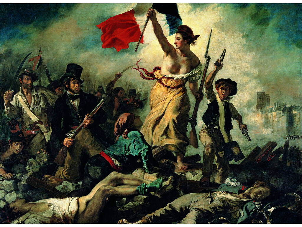 Puzzle 1000 Delacroix : La liberté guidant le peuple Clementoni 39549