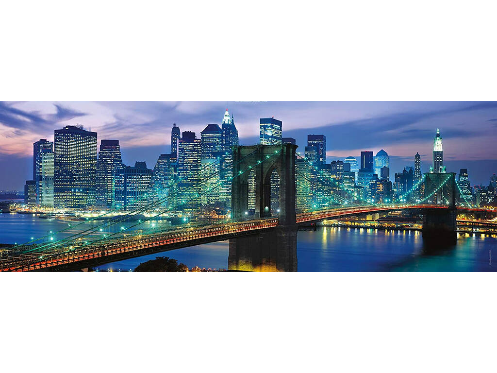 Puzzle 1000 New York Brooklyn Bridge Clementoni 39434