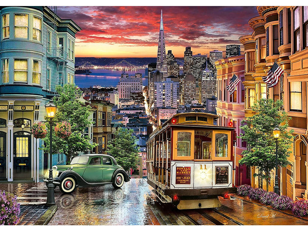 Puzzle 3000 San Francisco Clementoni 33547