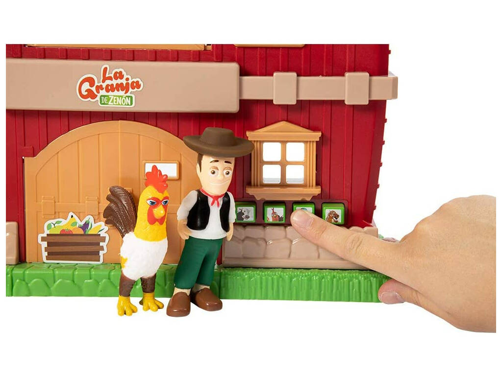Station de Jeux La Ferme de Zenón avec des Figurines Bandai TO84300