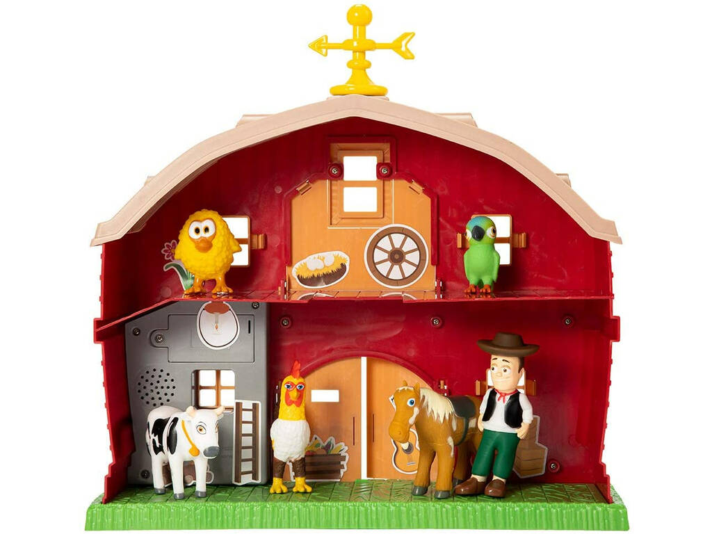 Station de Jeux La Ferme de Zenón avec des Figurines Bandai TO84300