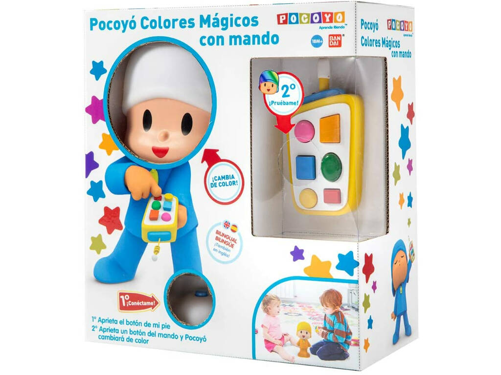 Pocoyó Colori Magici Con Telecomando Bandai TO77500