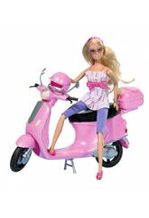 Steffi Love avec Moto Simba 5730282