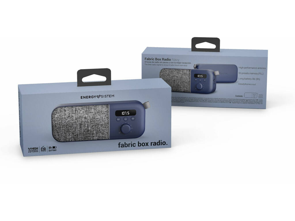 Radio Portatile Fabric Box Radio Navy Energy Sistem 44995