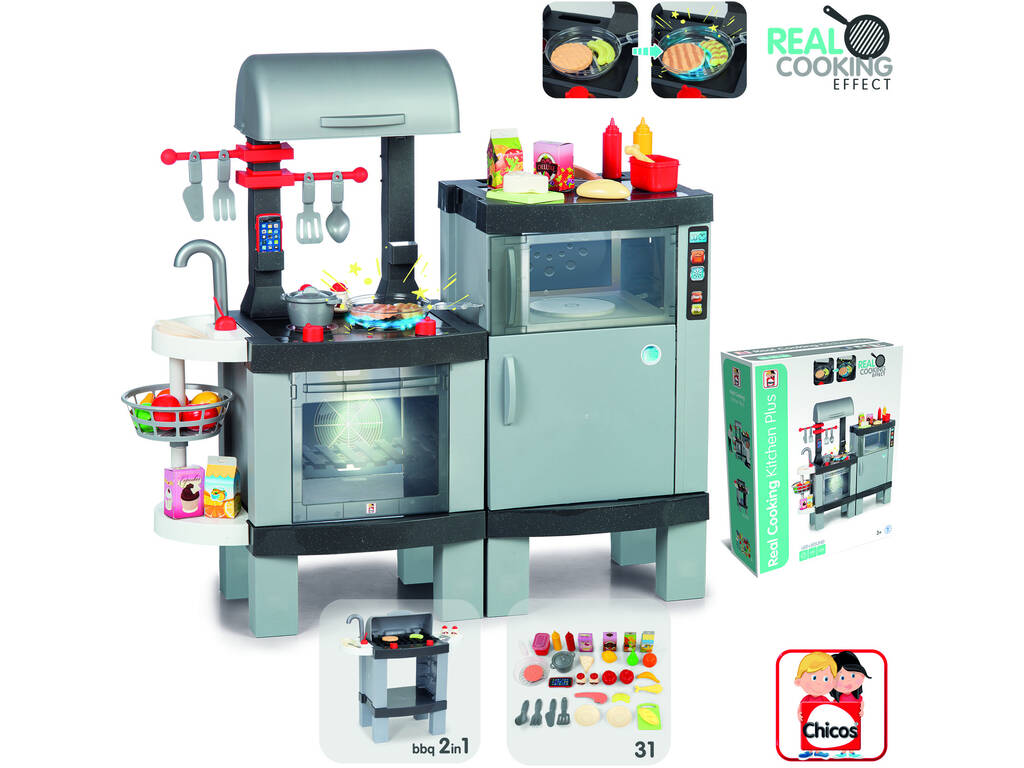 Cozinha Real Cooking Plus Fabrica de Brinquedos 85110
