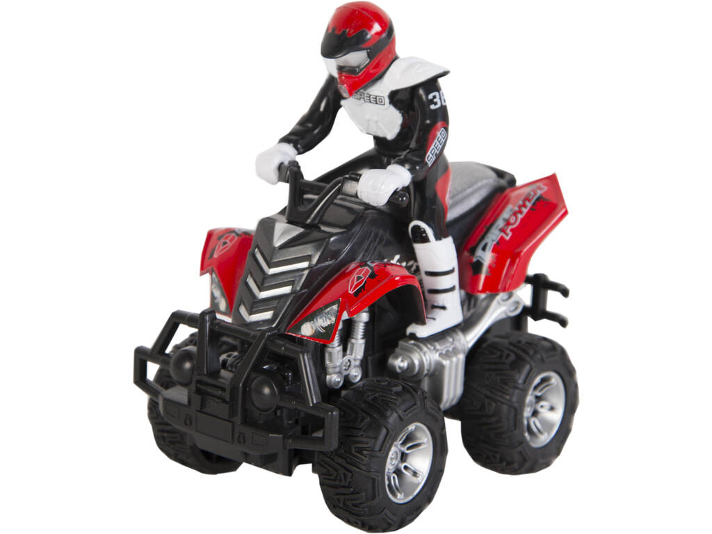 Funksteuerung 1:14 Quad Cross Country Rot mit Pilot