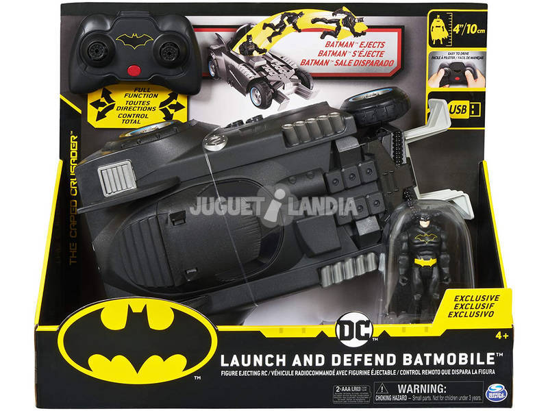 Batman Batmobile Radio Comando Lancia e Difendi Bizak 6192 9230