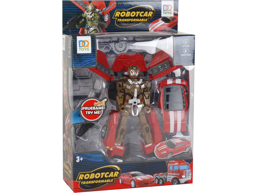 Voiture Robot Convertible Rouge