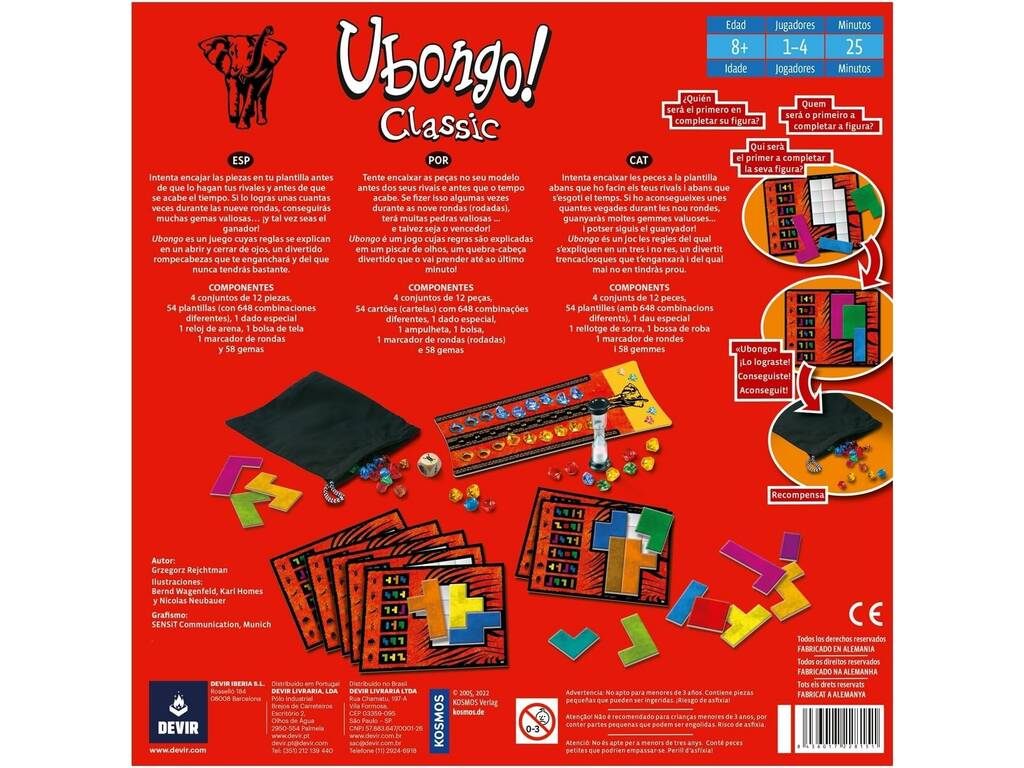 Ubongo Trilingue Devir BGUBON