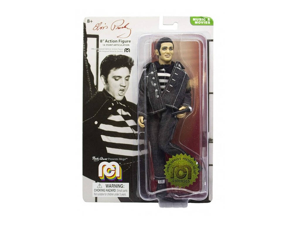 Elvis Rock de la Prison Figurine Articulée Collection Mego Toys 62980