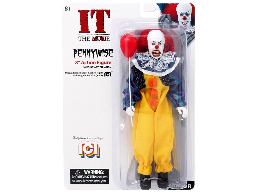 It Pennywise Figura Articolata Collezione Mego Toys 62848