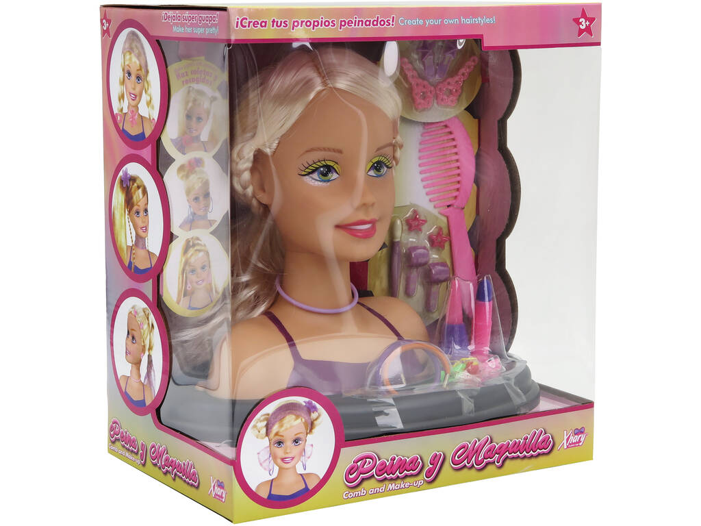 Busto Pettina e Trucca Fashion Xhary Rubia