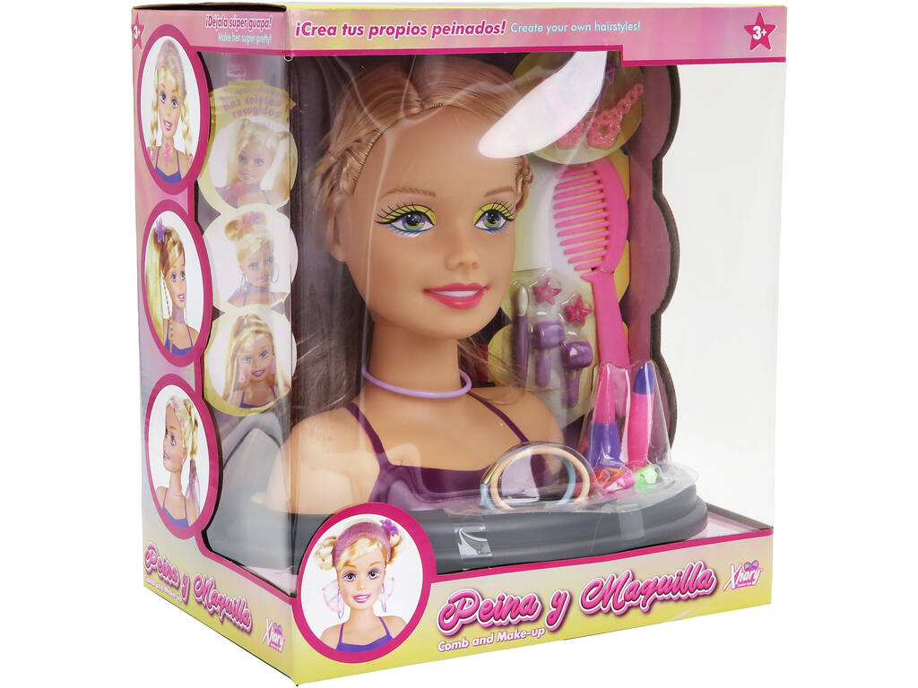 Busto Pettina e Trucca Fashion Xhary Bruna