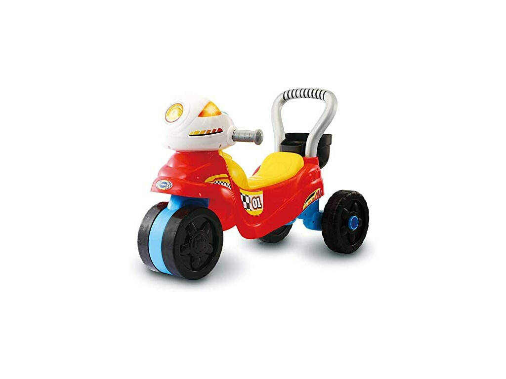 Motocicletta Da Corsa 3 In 1 Rosso e Giallo VTech 529467