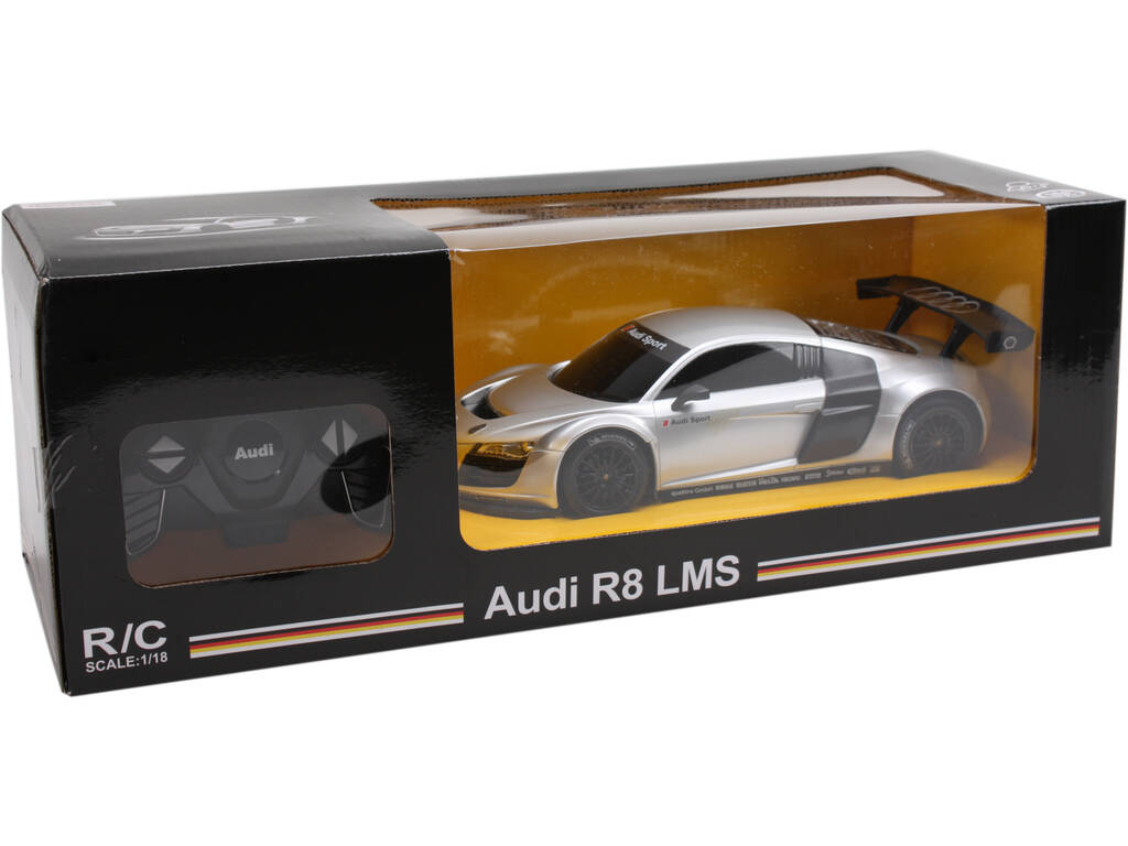 Radio Comando 1:18 Audi R8 LMS Argentato