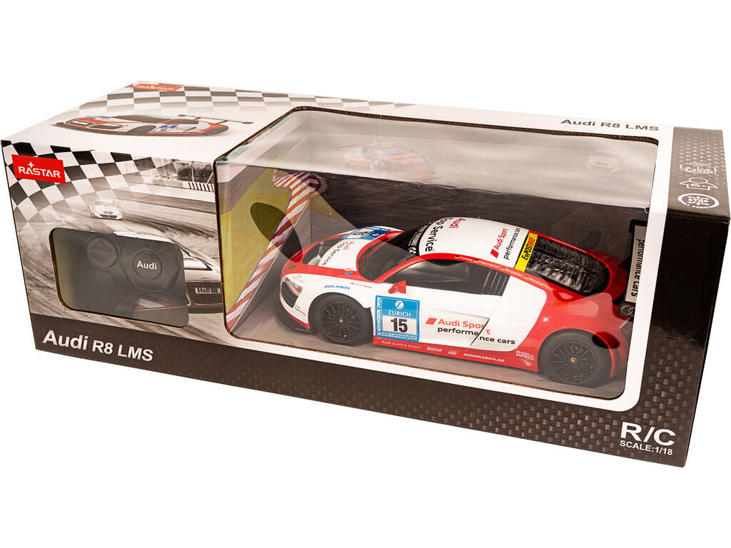 Télécommande 1:18 Audi R8LMS Performance De Couleur Blanche