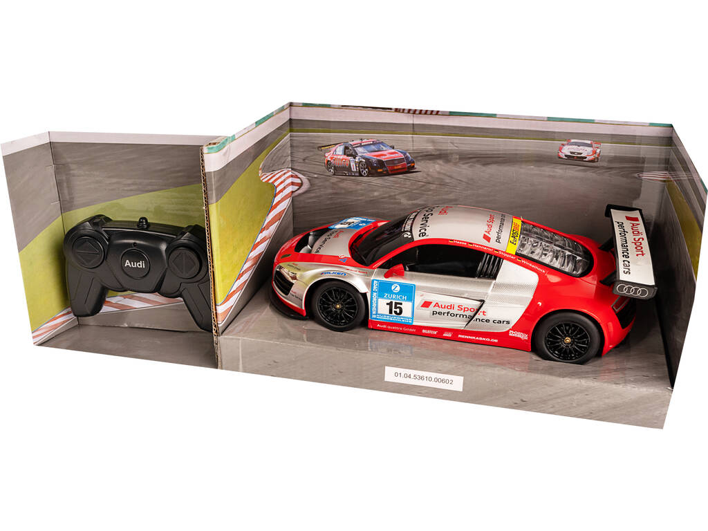 Radio Comando1:18 Audi R8 LMS Argentato