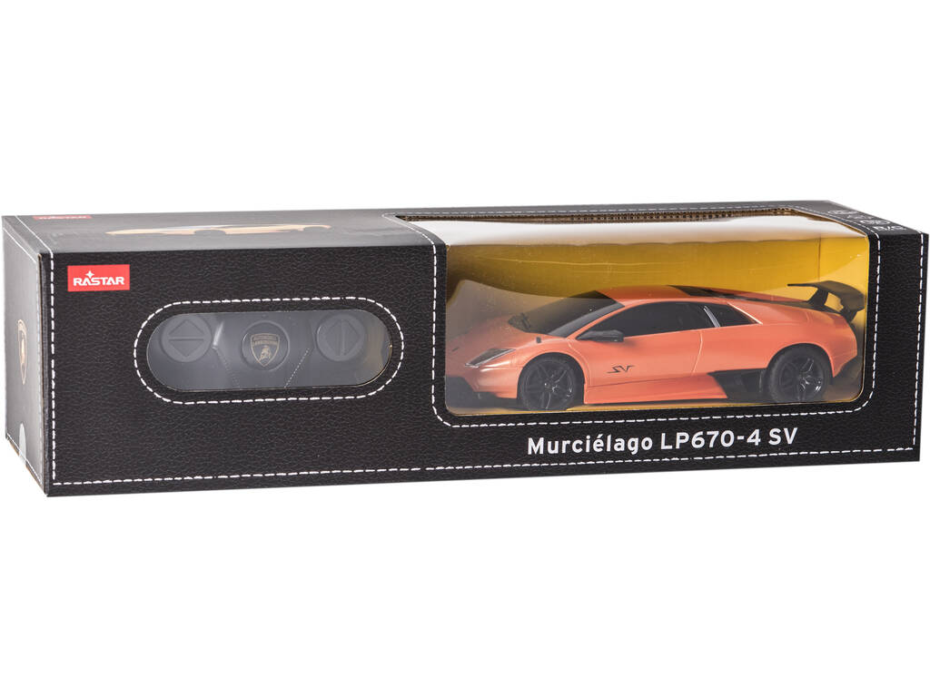 Télécommande 1:24 Lamborghini Chauve-souris 670-4 SV Orange