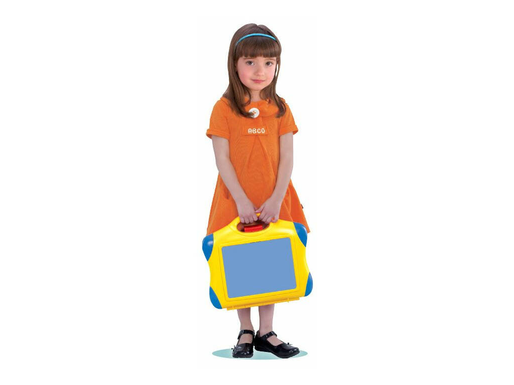 Tableau Mallette Magnetique 2 en 1 Jaune