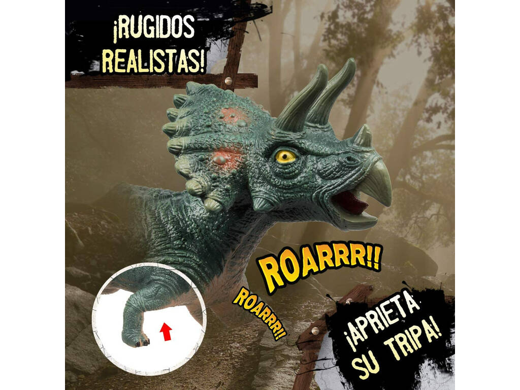 Dinosauro Foam Triceratops con Suono World Brands XT380855