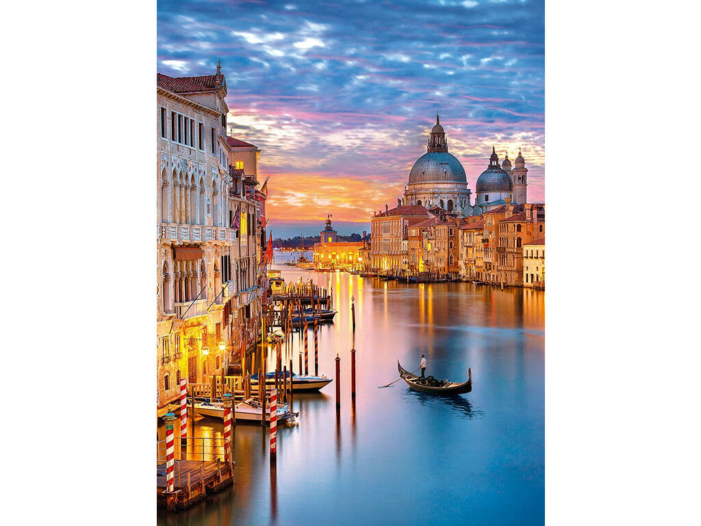 Puzzle 500 Illuminato Venezia Clementoni 35056