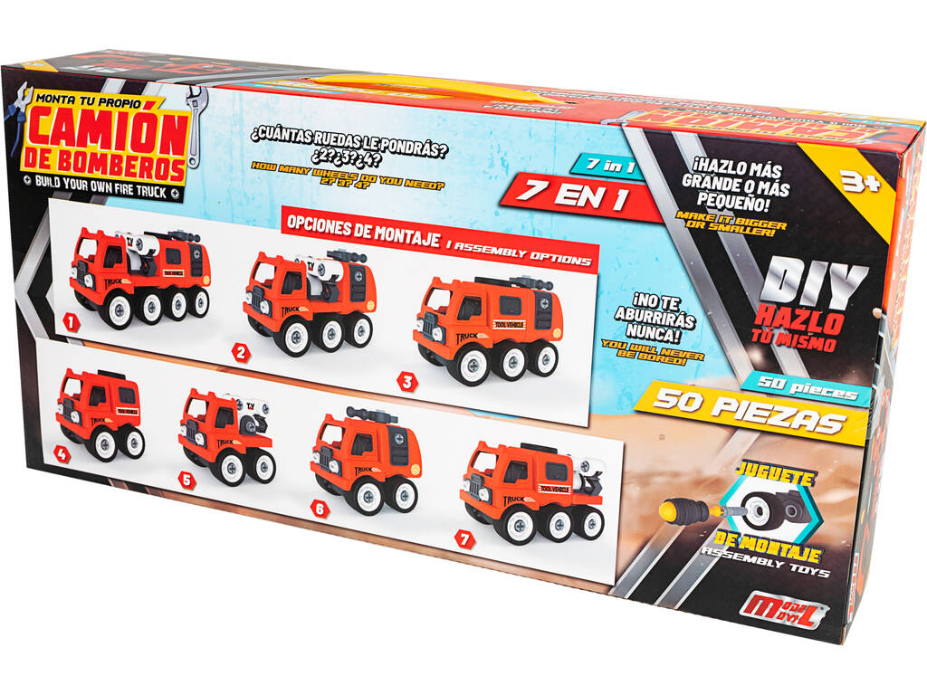 Installate il vostro Camion di Pompieri 7 in 1