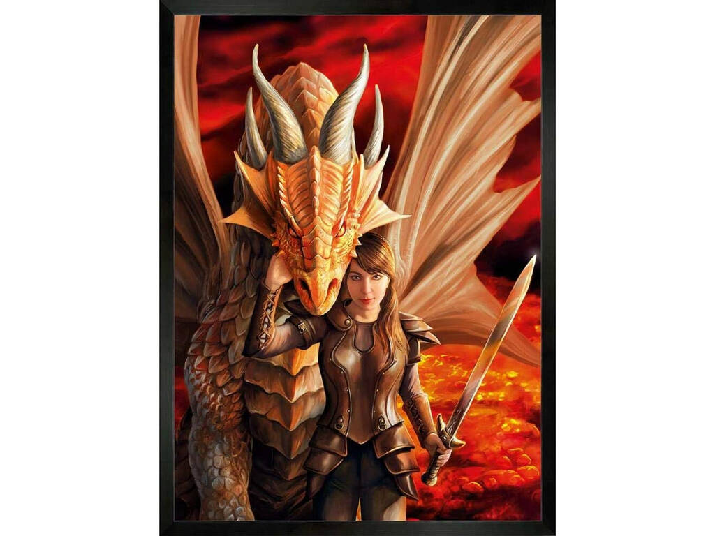 Anne Stokes Forza Interiore Puzzle 1000 Clementoni Iberico 39464