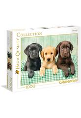 Puzzle 1000 Les Trois Labradors Clementoni 39279