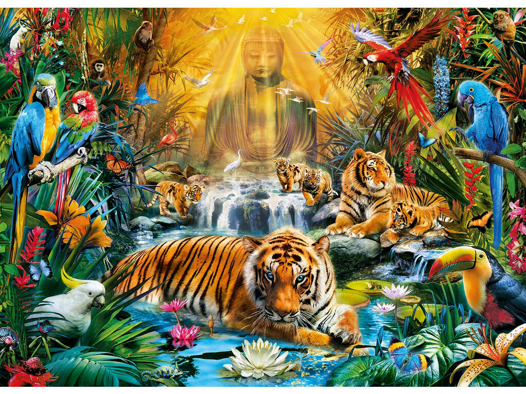 Puzzle 1000 Tigri Mistiche Clementoni 39380