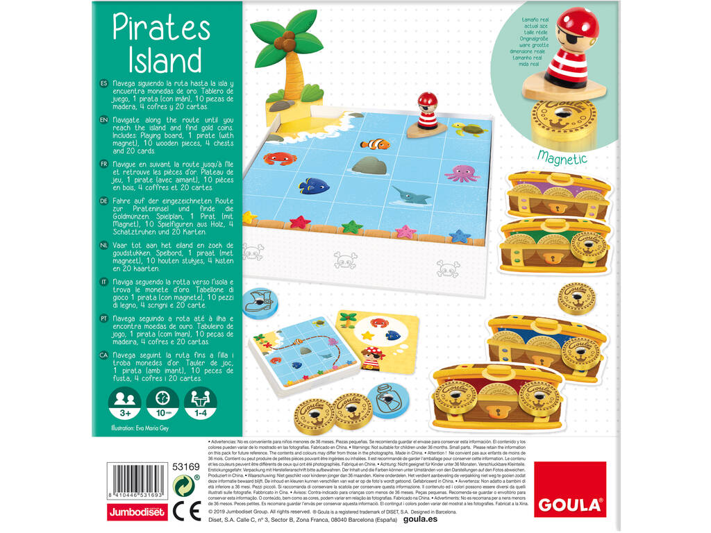 Gioco Pirates Island Diset 53169
