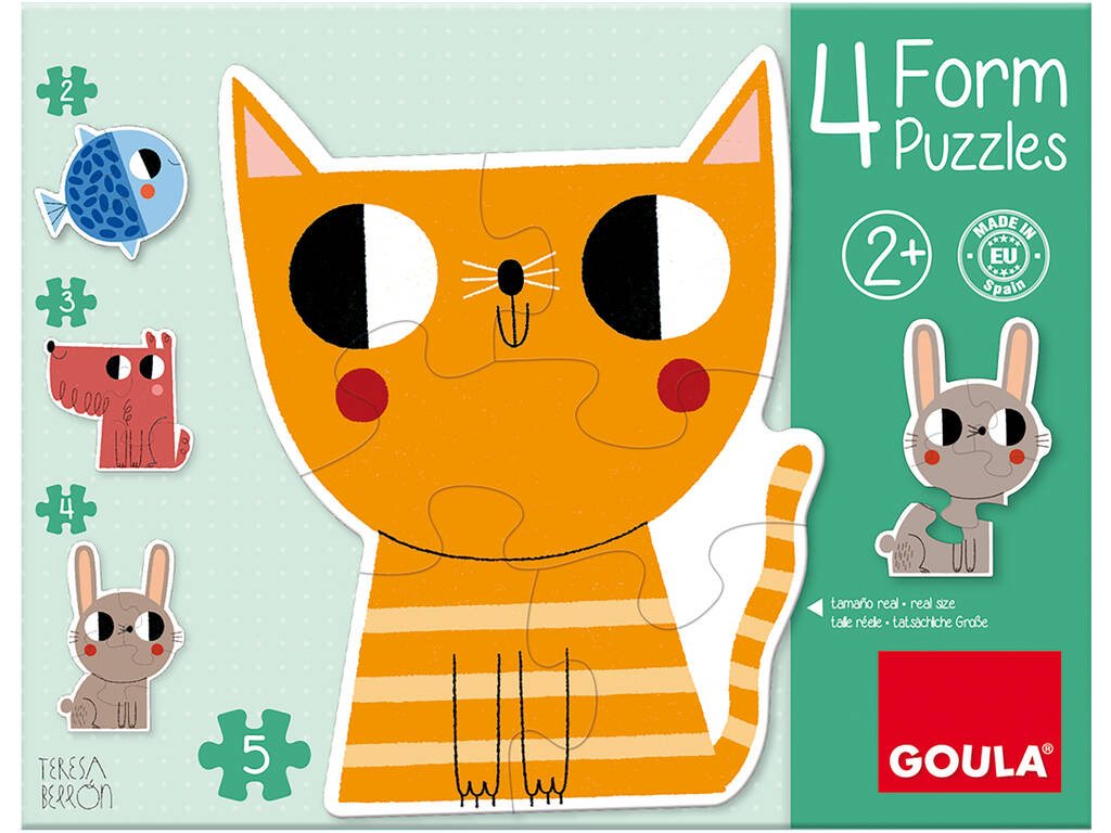 Form 4 Puzzle Progressivi Diset 53174