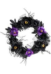 Guirlande Noire et Violette et Noire avec des Lumi�res 