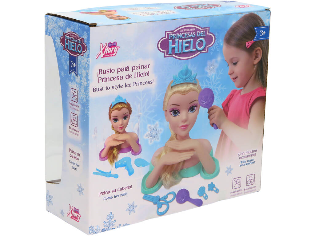Busto Princesa del Hielo con Manos y Accesorios