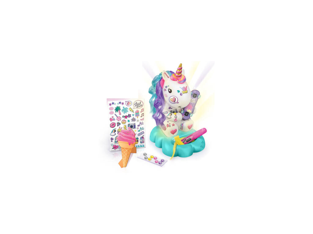 Unicórnio DIY Style Lámpada Canal Toys OFG208