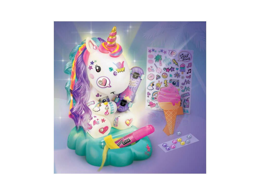 Unicórnio DIY Style Lámpada Canal Toys OFG208