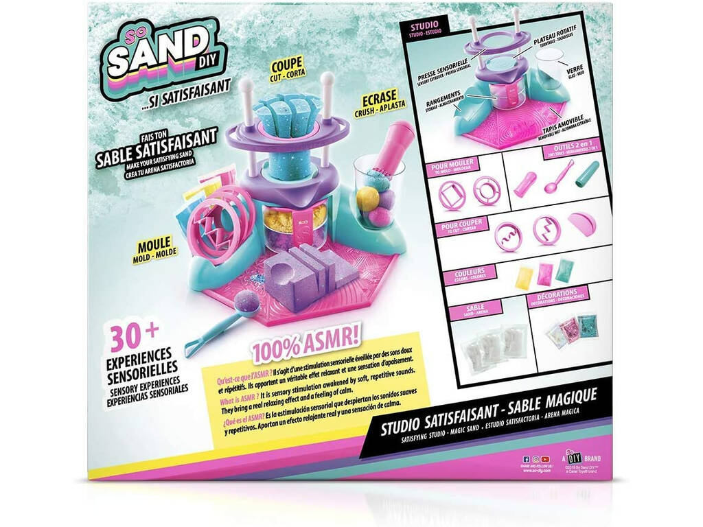 So Sand DIY Studio Areia Mágica Canal Toys SDD016