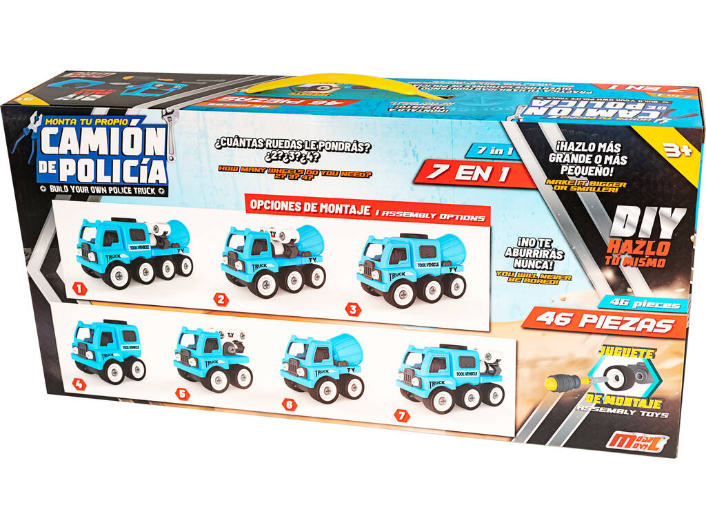 Camion Polizia Montabile Ampliabile 7 in 1