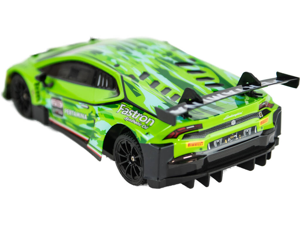 Carro Comando 1:16 Lamborghini Furacão GT3 Verde