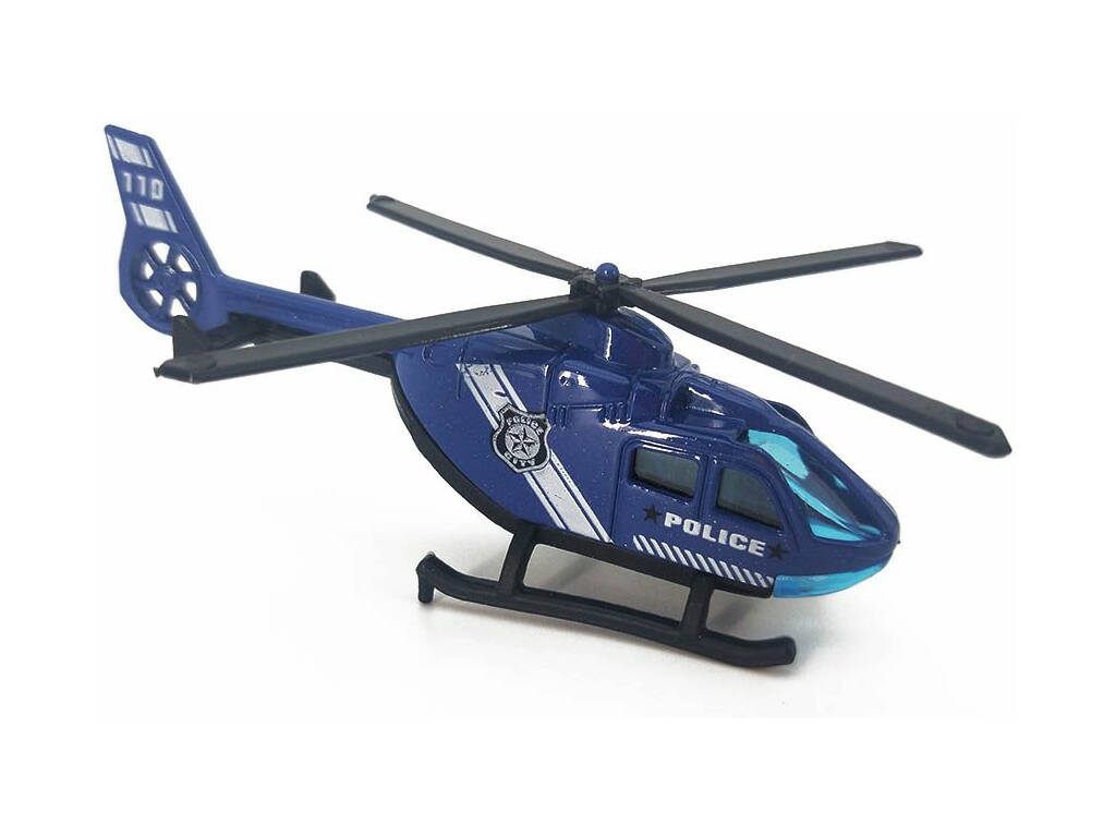 Poste de Police avec 5 Véhicules Die Cast