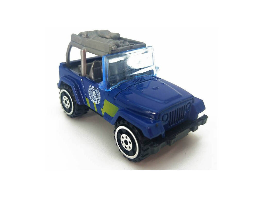 Poste de Police avec 5 Véhicules Die Cast