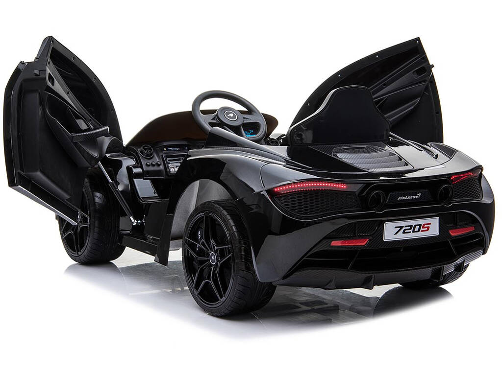 Auto Batteria McLaren 720S 12 v. Radio Comando Nero