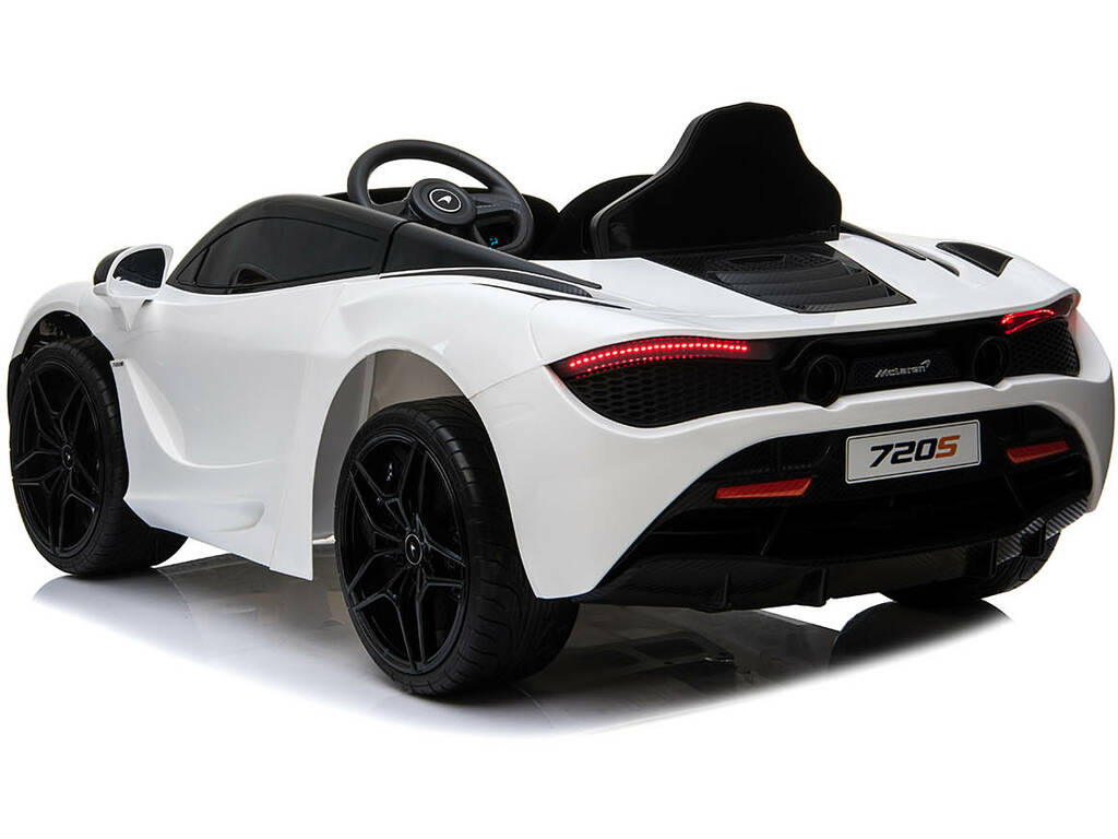 Auto Batteria McLaren 720S 12 v. Radio Comando Bianco