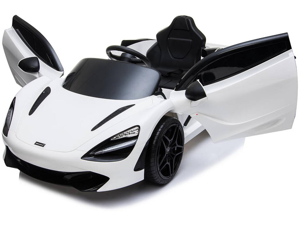Auto Batteria McLaren 720S 12 v. Radio Comando Bianco