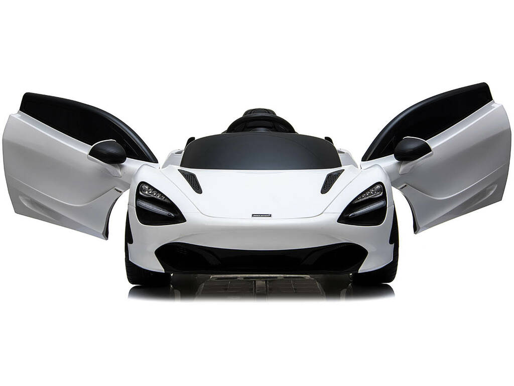 Auto Batteria McLaren 720S 12 v. Radio Comando Bianco