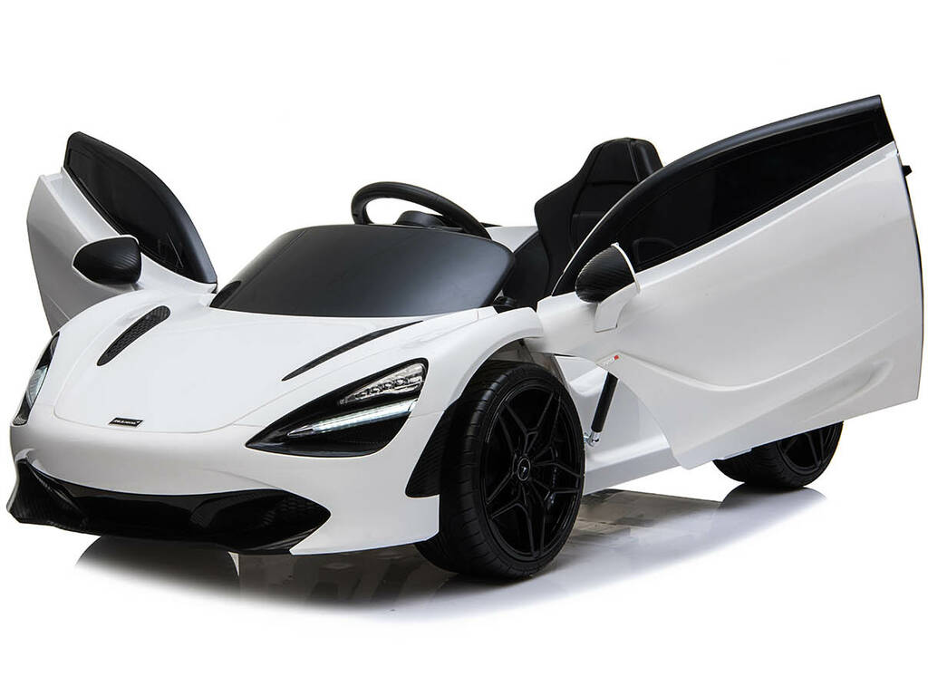 Auto Batteria McLaren 720S 12 v. Radio Comando Bianco