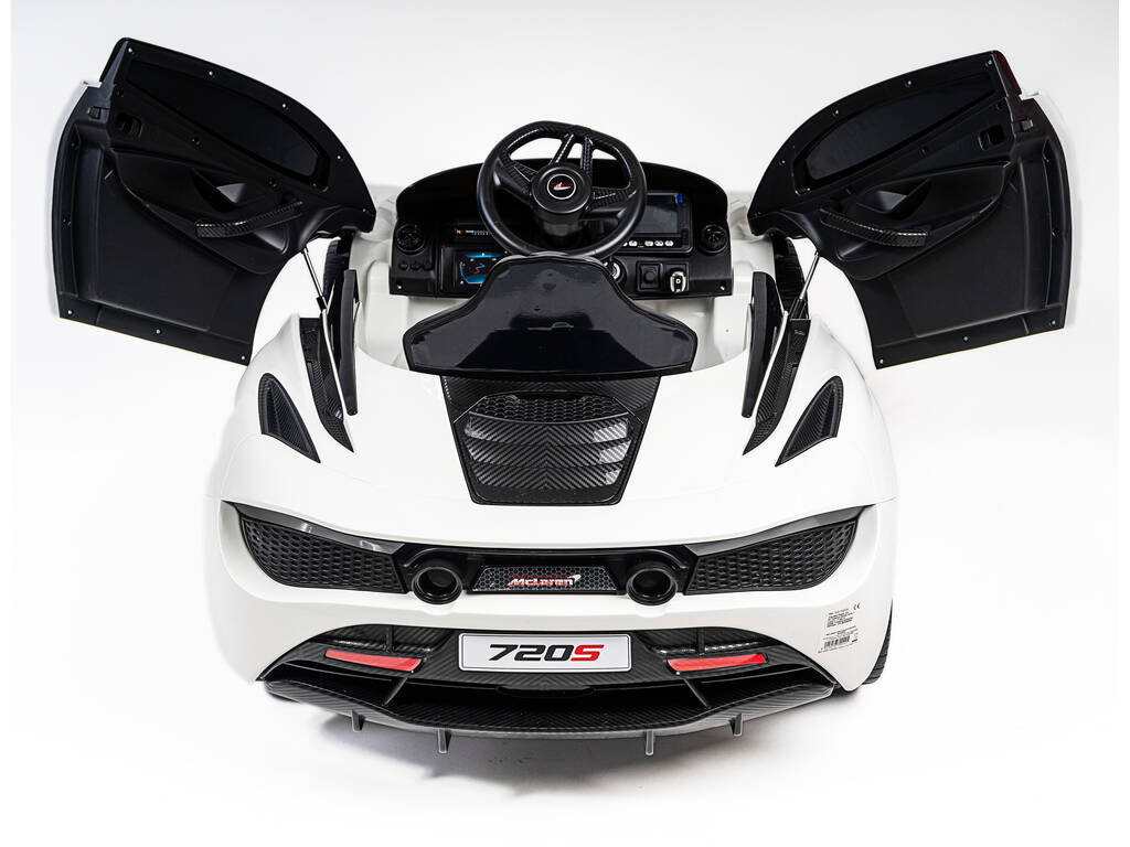 Auto Batteria McLaren 720S 12 v. Radio Comando Bianco