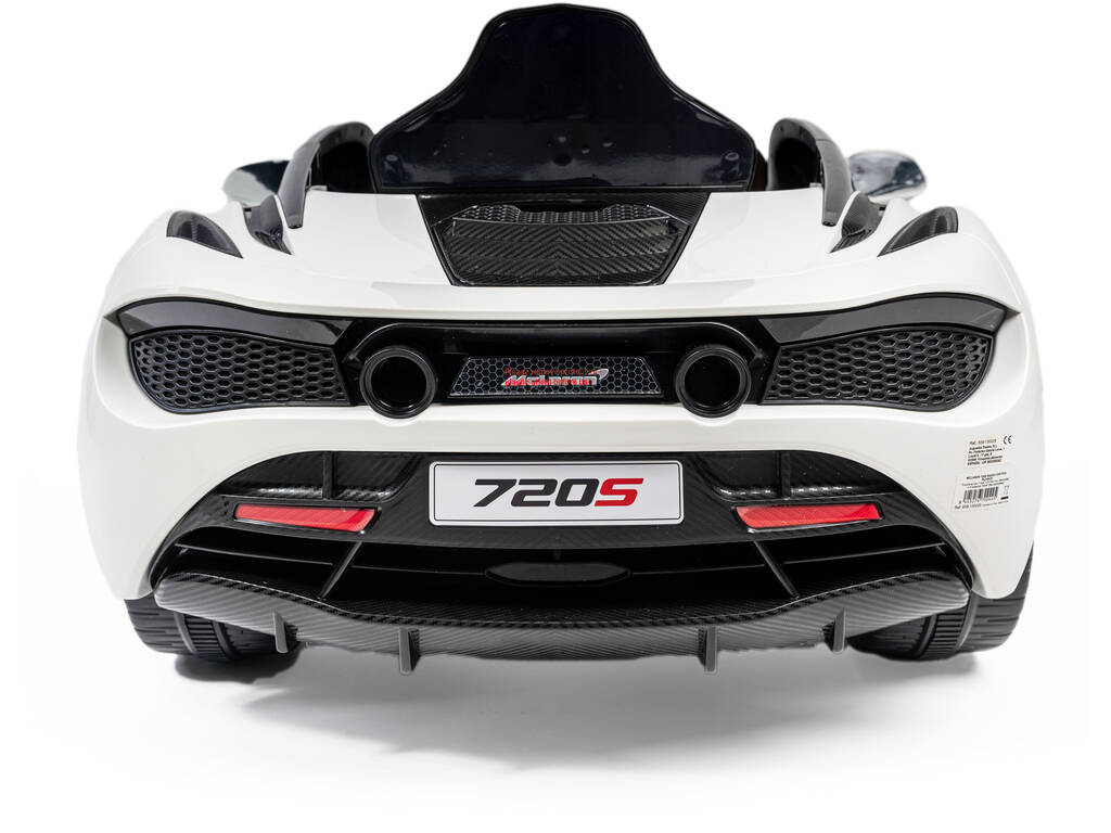 Auto Batteria McLaren 720S 12 v. Radio Comando Bianco