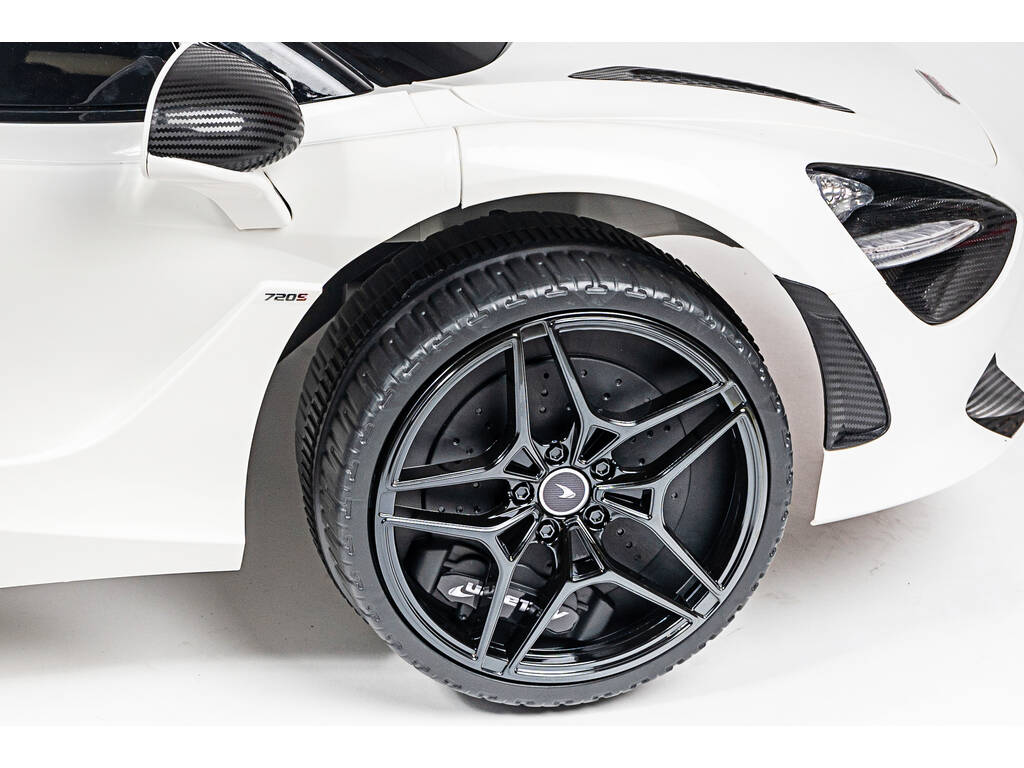 Auto Batteria McLaren 720S 12 v. Radio Comando Bianco